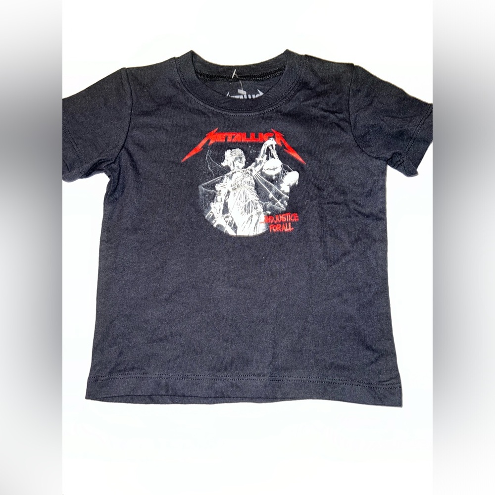 Nwot 12 month metallica short sleeve tee
